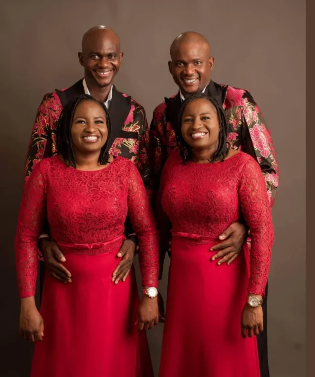 Twin brothers wed Twin sisters in Ibadan