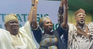 Ogun 2027: Yayi’s running mate unveiled Ogun 2027: Adegunwa-Balogun unveiled as Yayi’s running mate