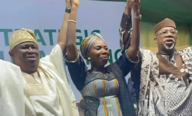Ogun 2027: Adegunwa-Balogun unveiled as Yayi’s running mate Ogun 2027: Adegunwa-Balogun unveiled as Yayi’s running mate