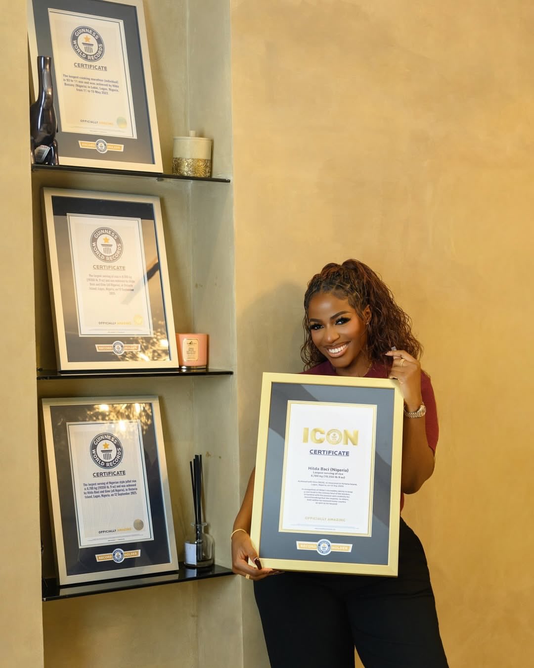 Hilda Baci celebrates being named Guinness World Record icon