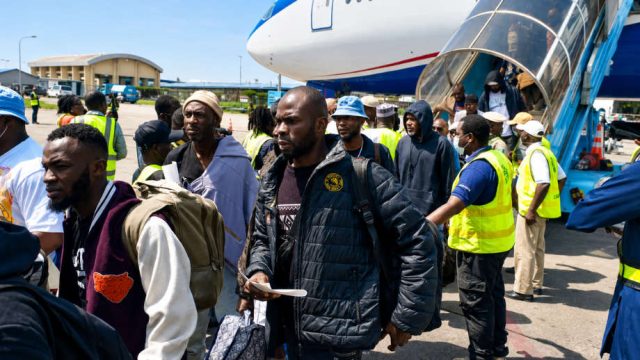 Final batch of Nigerians evacuated from South Africa Final batch of Nigerians evacuated from South Africa