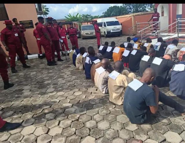 Amotekun arrests father & 3 sons for k!dnapping in Ondo Amotekun