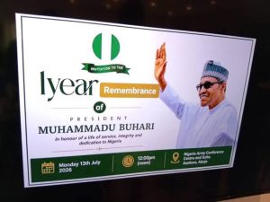 FIRST remembrance prayers for Buhari hold Monday 1 FIRST remembrance prayers for Buhari hold Monday