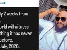 Exactly two weeks from today, the world will witness something it has never seen before – Yul Edochie Exactly two weeks from today, the world will witness something it has never seen before – Yul Edochie