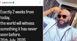 Exactly two weeks from today, the world will witness something it has never seen before – Yul Edochie Exactly two weeks from today, the world will witness something it has never seen before – Yul Edochie