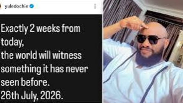 Exactly two weeks from today, the world will witness something it has never seen before – Yul Edochie Exactly two weeks from today, the world will witness something it has never seen before – Yul Edochie