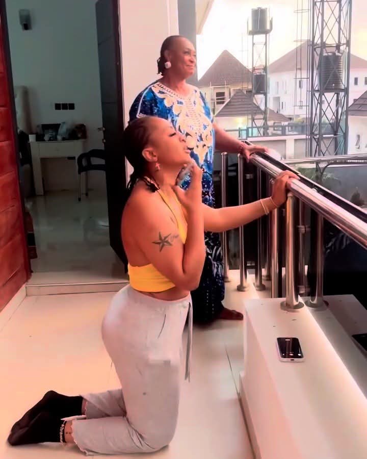 Mercy Johnson surprises Regina Daniels with home appliances 2 FB IMG 1783574924175