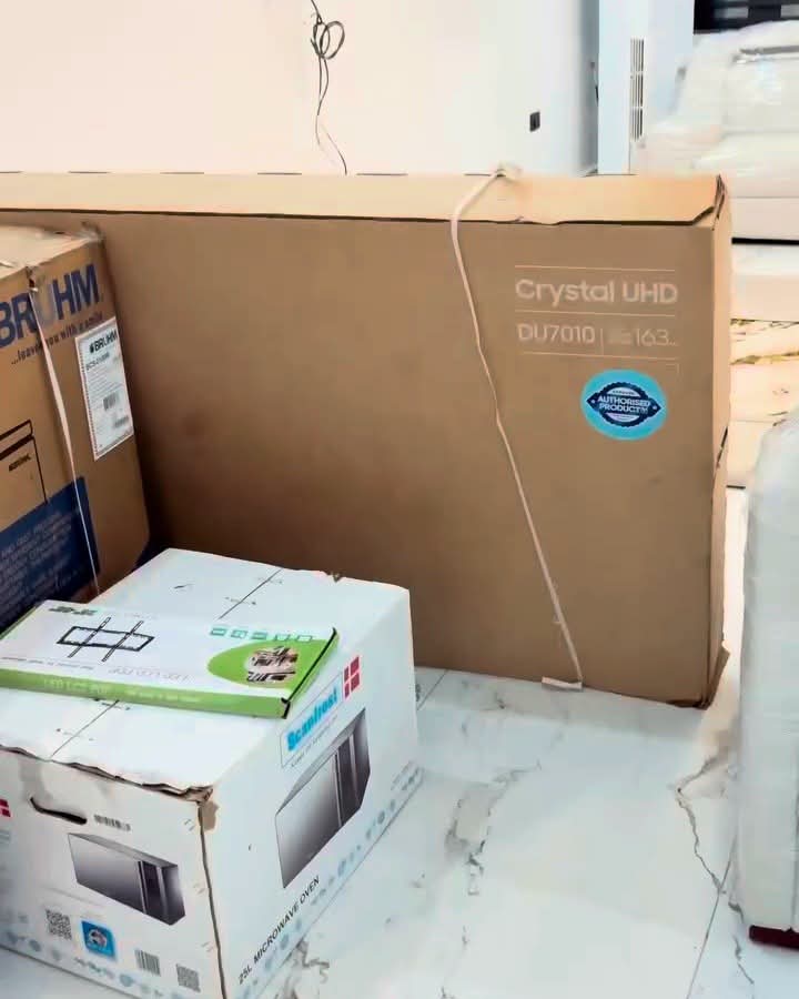 Mercy Johnson surprises Regina Daniels with home appliances 3 FB IMG 1783574932966