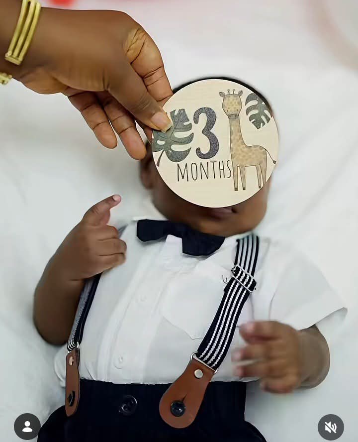 Lateef Adedimeji and Mo Bimpe's triplets turn 3 months 4 FB IMG 1784634921536