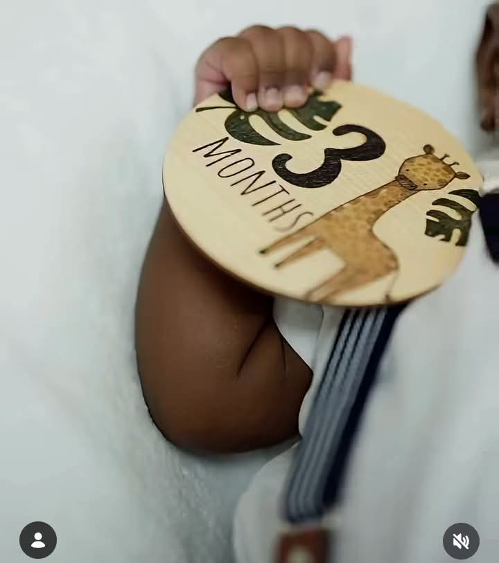 Lateef Adedimeji and Mo Bimpe's triplets turn 3 months 3 FB IMG 1784634931076
