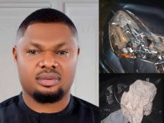 Harrison Gwamnishu survives road crash