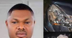 Harrison Gwamnishu survives road crash