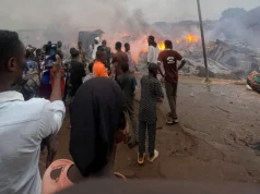 Fire guts traditional herbs market in Ibadan traditional herbs market in Ibadan 1