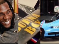 Burna Boy’s 1 of 1 custom Bugatti Chiron finally unveiled Burna Boy's 1 of 1 custom Bugatti Chiron finally unveiled