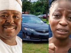 APC Oyo Guber candidate, Sharafadeen Alli GIFTS rescued Oyo principal a car Sharafadeen Alli gifts Toyota Camry to Principal of Oriire high school