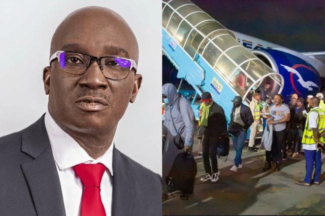 Edo Gov gives N1m each to 41 evacuated Nigerians from South Africa Edo Gov gives N1m each to 41 evacuated Nigerians from South Africa