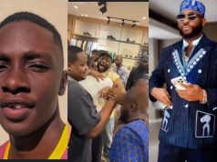 X influencer, Abazz finally meets Davido after receiving N15m X influencer, Abazz finally meets Davido after receiving N15m