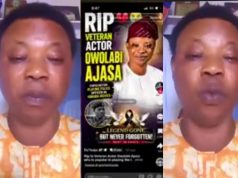 Actor, Owolabi Ajasa debunks de.ath rumour Actor, Owolabi Ajasa debunks de.ath rumour