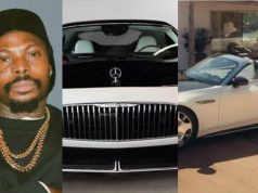 Asake adds Mercedes Maybach SL 680 to his car collection Asake adds Mercedes Maybach SL 680 to his car collection