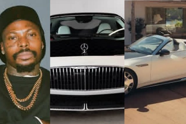 Asake adds Mercedes Maybach SL 680 to his car collection Asake adds Mercedes Maybach SL 680 to his car collection