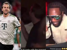 Harry Kane and Burna Boy spotted partying at the club Harry Kane and Burna Boy spotted partying at the club