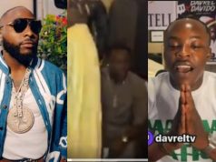 Davido accepts Davrel’s apology over chair incident Davido accepts Davrel's apology over chair incident