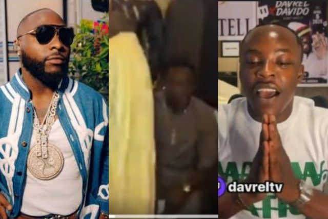 Davido accepts Davrel's apology over chair incident