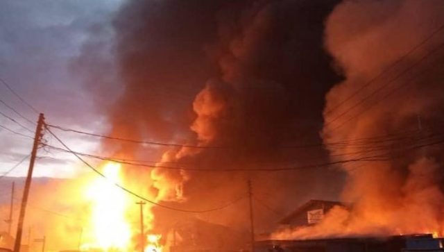 Gas truck explodes at Kogi Army checkpoint Gas truck explodes at Kogi Army checkpoint