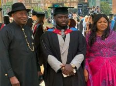 Jonathan’s son graduates from UK University Jonathan's son graduates from UK University
