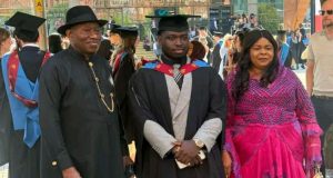 Jonathan’s son graduates from UK University Jonathan's son graduates from UK University