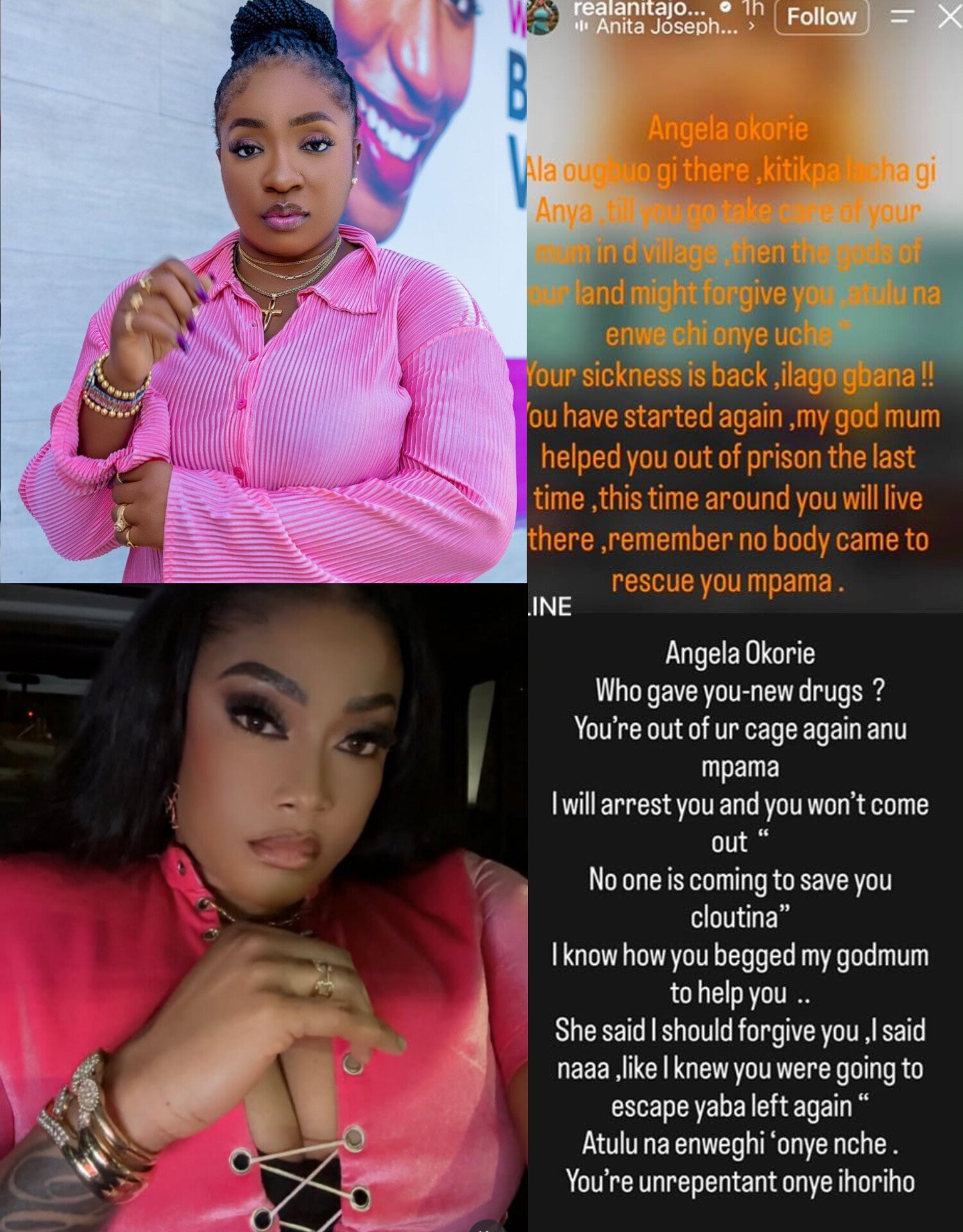 I'll arrest you - Anita Joseph fires back at Angela Okorie 2 I'll arrest you - Anita Joseph fires back at Angela Okorie
