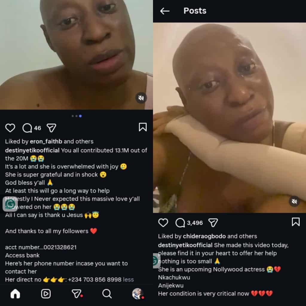 Cynthia Anijekwu receives N13m in donations for cancer treatments 2 Cynthia Anijekwu receives N13m in donations for cancer treatments m