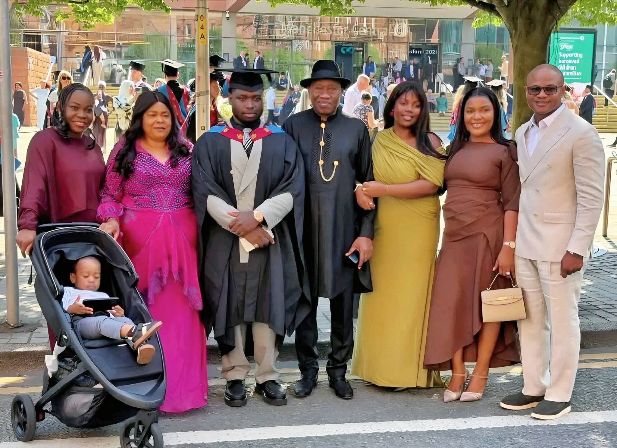 Jonathan's son graduates from UK University 1 Jonathan's son graduates from UK University