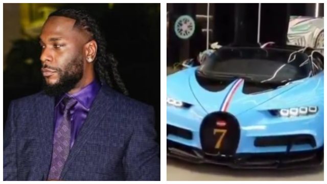 Burna Boy addresses criticism over his new Bugatti Chiron