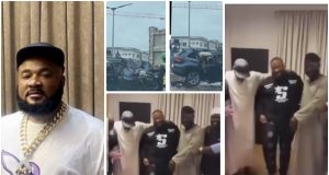 Sam Larry makes first public appearance after car accident Sam Larry returns to public view