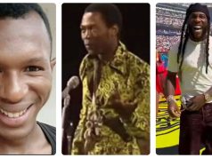 Regha criticizes Burna Boy’s outfit for World Cup performance