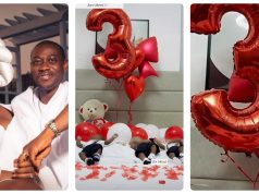 Lateef Adedimeji and Mo Bimpe’s triplets turn 3 months Lateef Adedimeji and Mo Bimpe celebrate as their Triplets turn 3 months