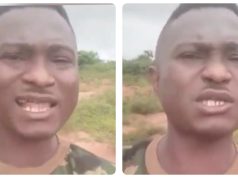 Don’t take anything from a neutralised cr!minal, Nigerian soldier advises young troops