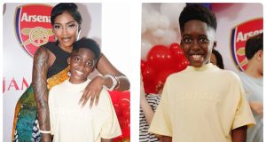 Tiwa Savage’s son Jamil turns 11