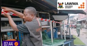 LAWMA seals shops over illegal dumping of refuse LAWMA seals shops over illegal dumping of refuse