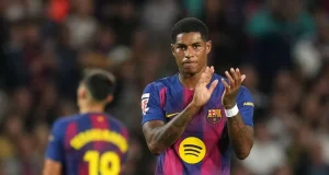 Marcus Rashford bids farewell to Barcelona Marcus Rashford bids farewell to Barcelona