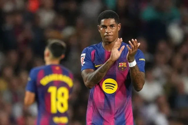 Marcus Rashford bids farewell to Barcelona Marcus Rashford bids farewell to Barcelona