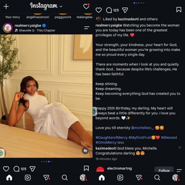 Mercy Aigbe celebrates daughter, Michelle on 25th birthday 3 Mercy Aigbe celebrates daughter, Michelle on 25th birthday