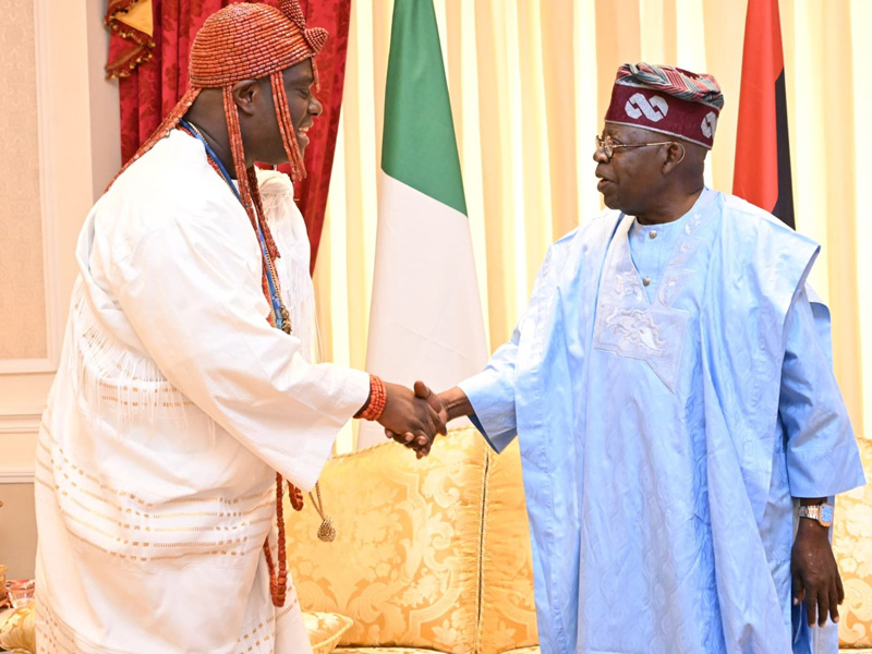 Nigeria witnessing unprecedented progress under Tinubu - Ooni 1 Nigeria witnessing unprecedented progress under Tinubu - Ooni