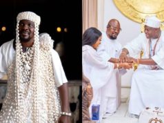 Baba Ijesha receives car gift, chieftaincy title from Ooni of Ife Baba Ijesha receives car gift, chieftaincy title from Ooni of Ife
