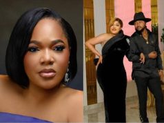 My husband doesn’t mind me kissing other actors – Toyin Abraham My husband doesn't mind me kissing other actors - Toyin Abraham