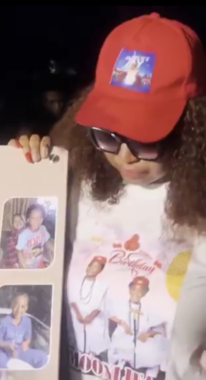 Regina Daniels celebrates absent sons' birthday with street children 2 Regina Daniels celebrates sons' birthday with street children