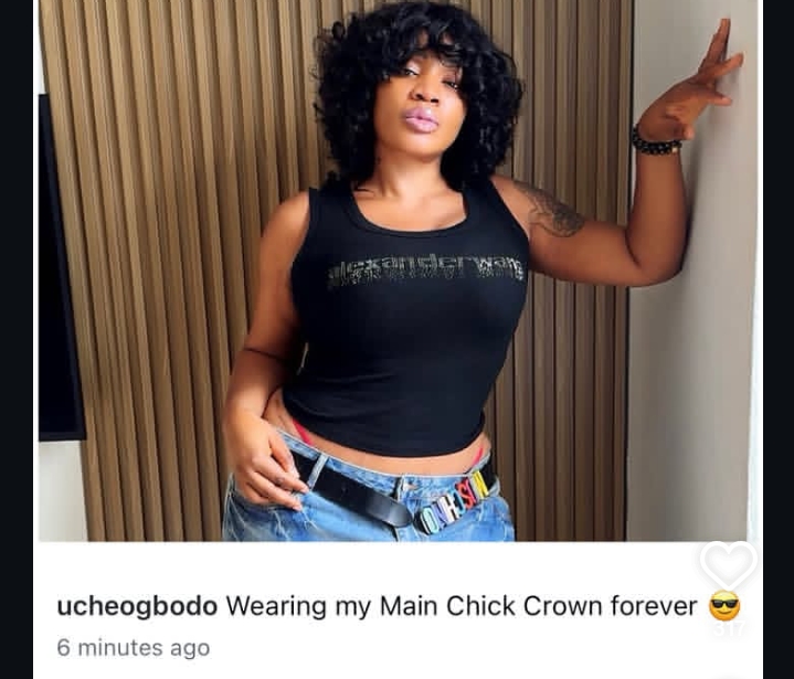 Main Chick crown forever - Uche Ogbodo replies ex-husband 2 Wearing Main Chick crown forever - Uche Ogbodo replies ex-husband