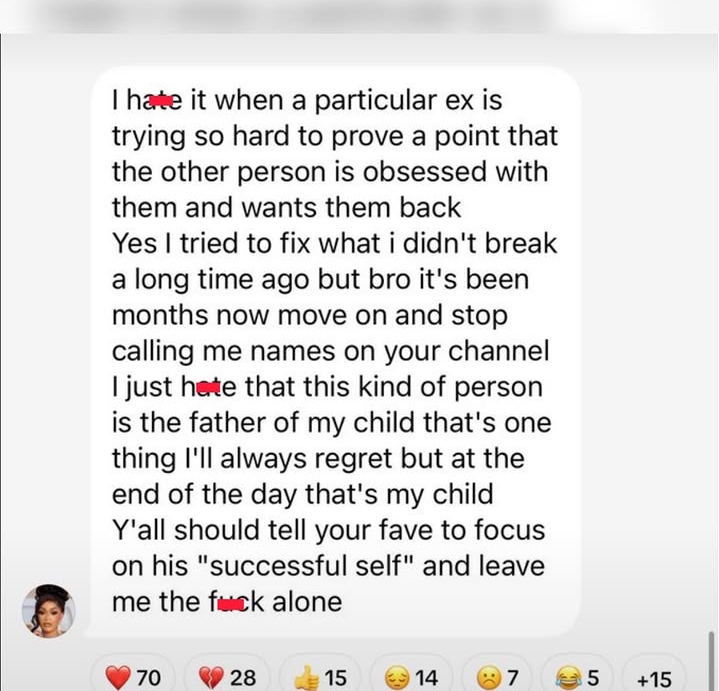 Leave me alone - Carter Efe's babymama warns him 2 Leave me alone - Carter Efe's babymama warns him