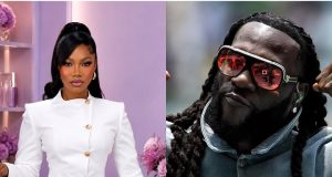 Tacha praises Burna Boy after performance at World Cup final show Tacha praises Burna Boy after performance at World Cup final show